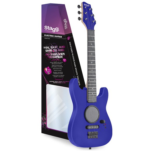 Stagg GAMP200-BL, dětská elektrická kytara