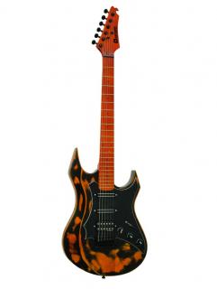 Dimavery ES-311 E-Guitar, black relic