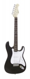 Dimavery elektrická kytara stratocaster ST-203 černá