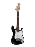 Dimavery J-350 E-Guitar ST, dětská elektrická kytara Junior 1/2, černá