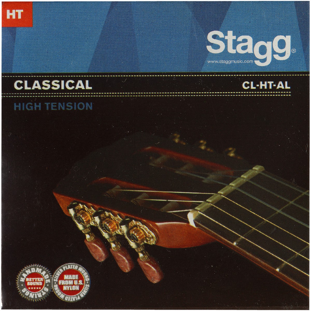 Fotografie Stagg CL-HT-AL, sada strun pro klasickou kytaru, vysoké pnutí
