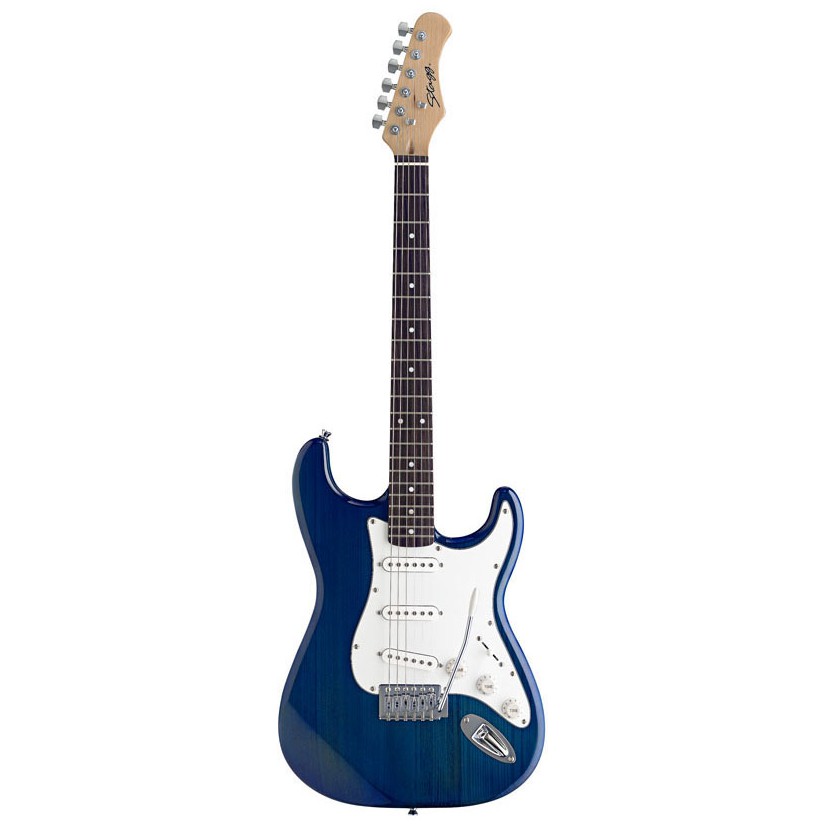 Stagg S300-TB, elektrická kytara, modrá