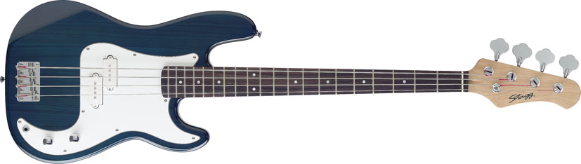 Stagg P300-BL, elektrická baskytara, modrá