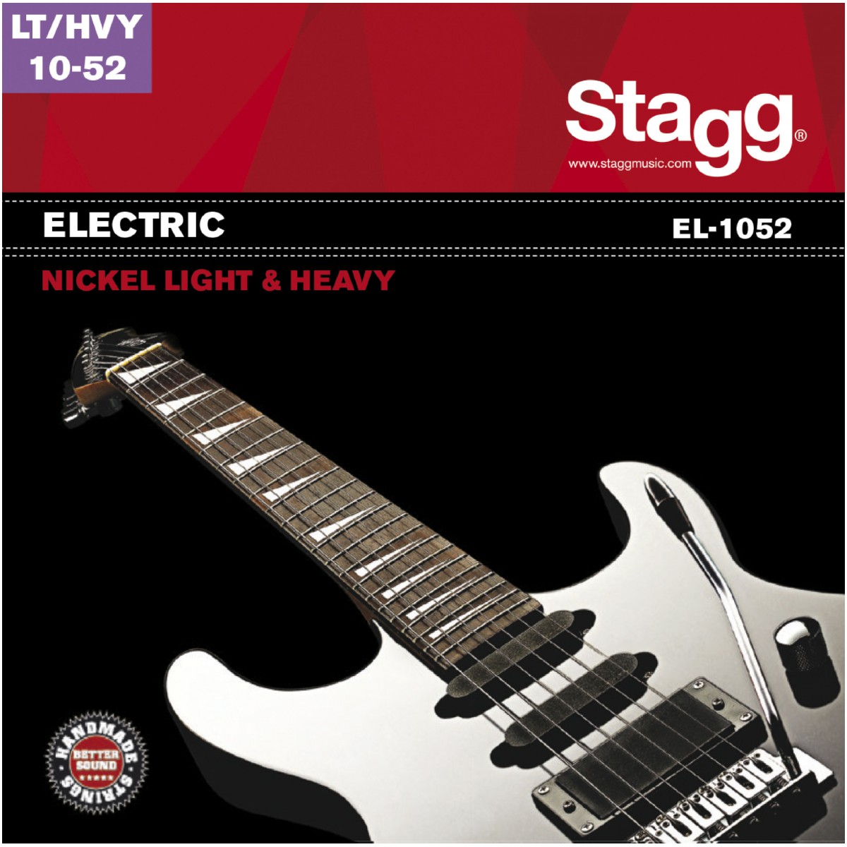 Stagg EL-1052, sada strun pro elektrickou kytaru, light & heavy