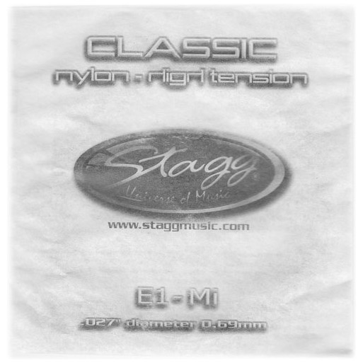Stagg CLH-E1N, struna "E", vysoké pnutí