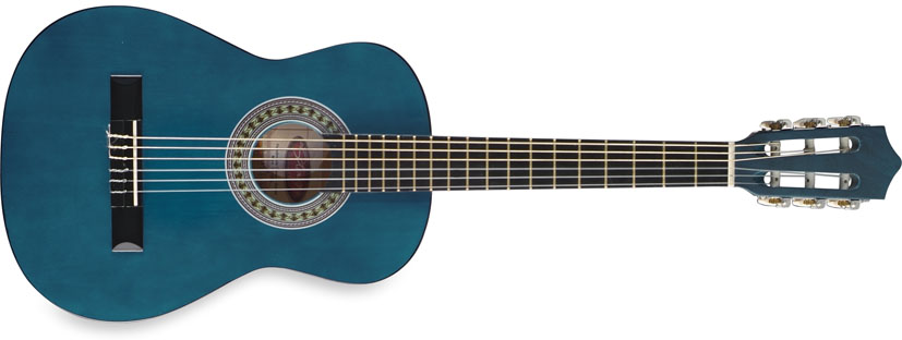 Stagg C510 BL, klasická kytara 1/2, modrá