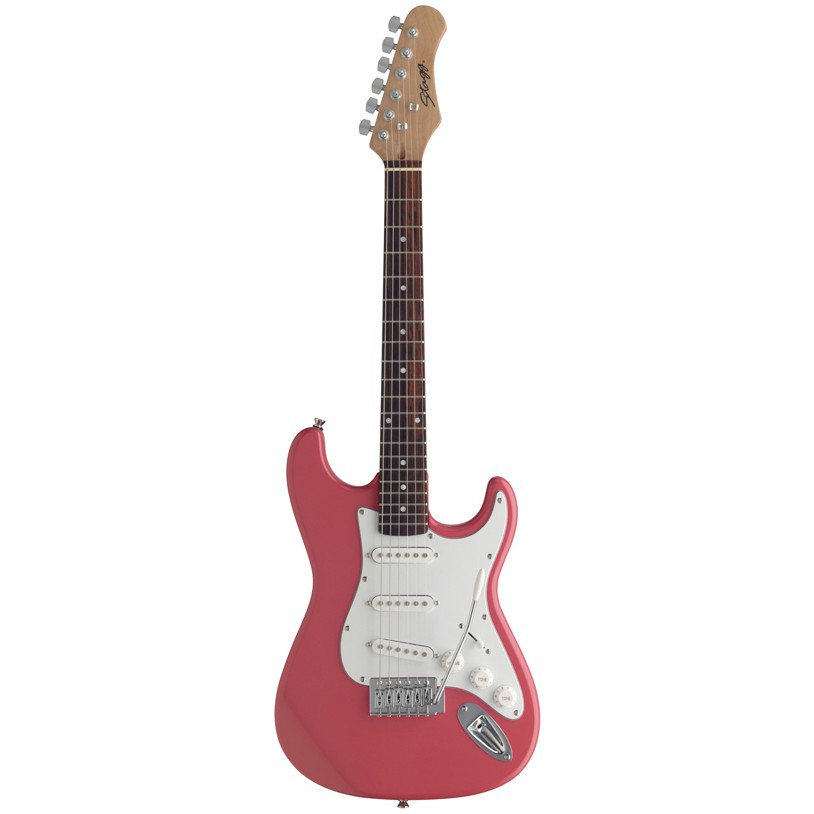 Stagg S300 3/4 PK, elektrická kytara 3/4, růžová