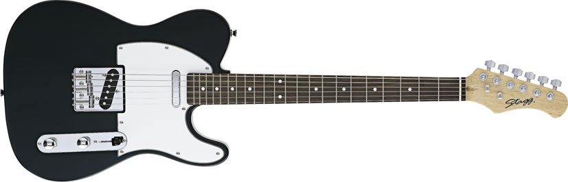 Stagg T320-BK, elektrická kytara, černá