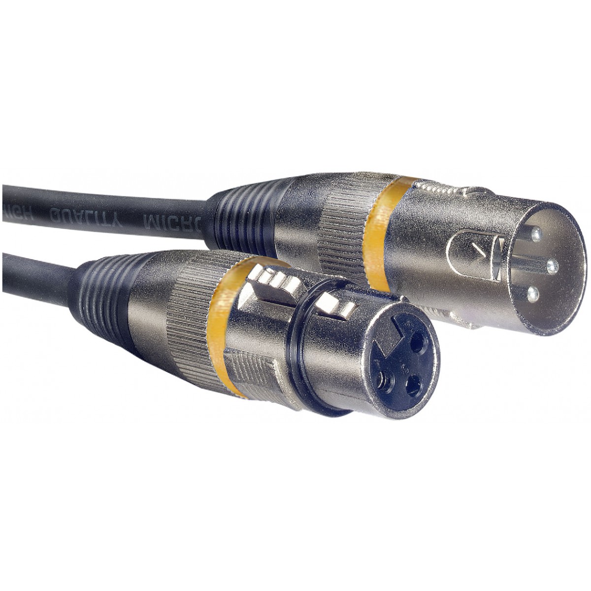 Standardní mikrofonový kabel, XLR samec/samice, 10 m
