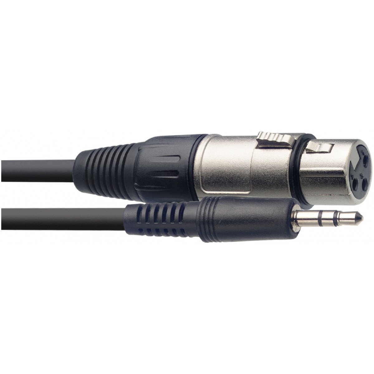 De luxe audio kabel, XLR samice/stereo mini-jack, 3 m