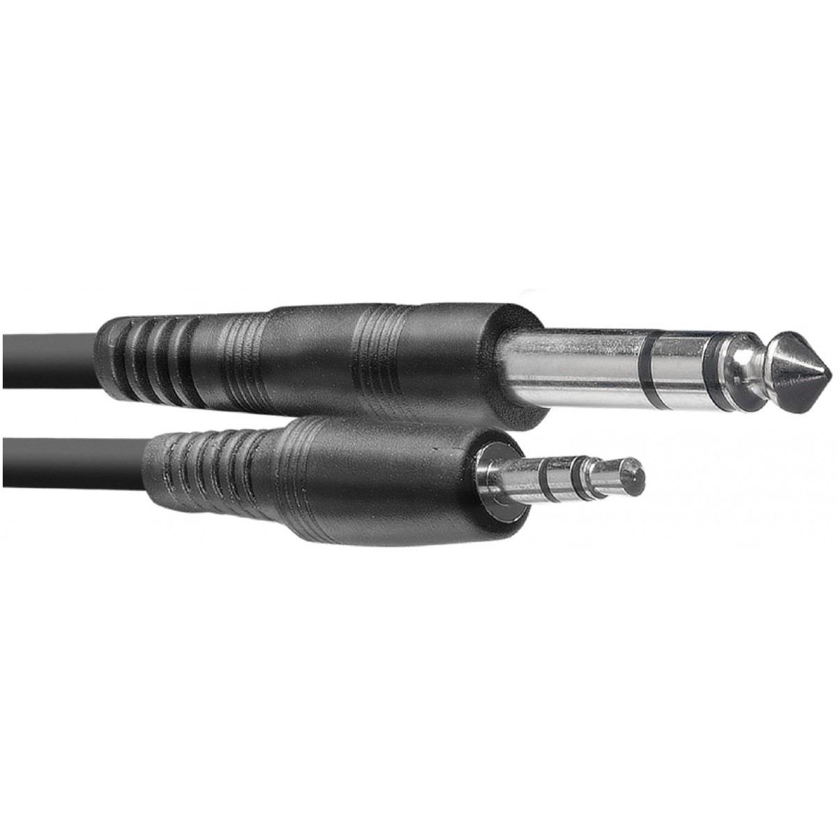 Audio kabel, mini stereo jack/stereo jack, 3 m