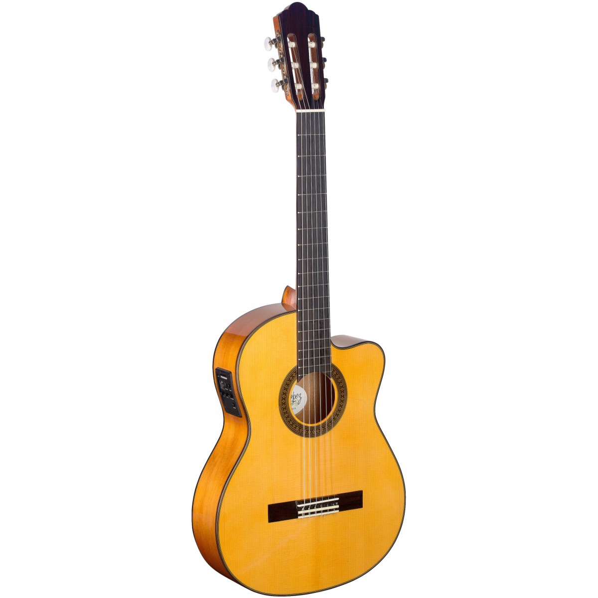 Fotografie Angel Lopez CF1246CFI-S, elektroakustická klasická kytara 4/4, přírodní