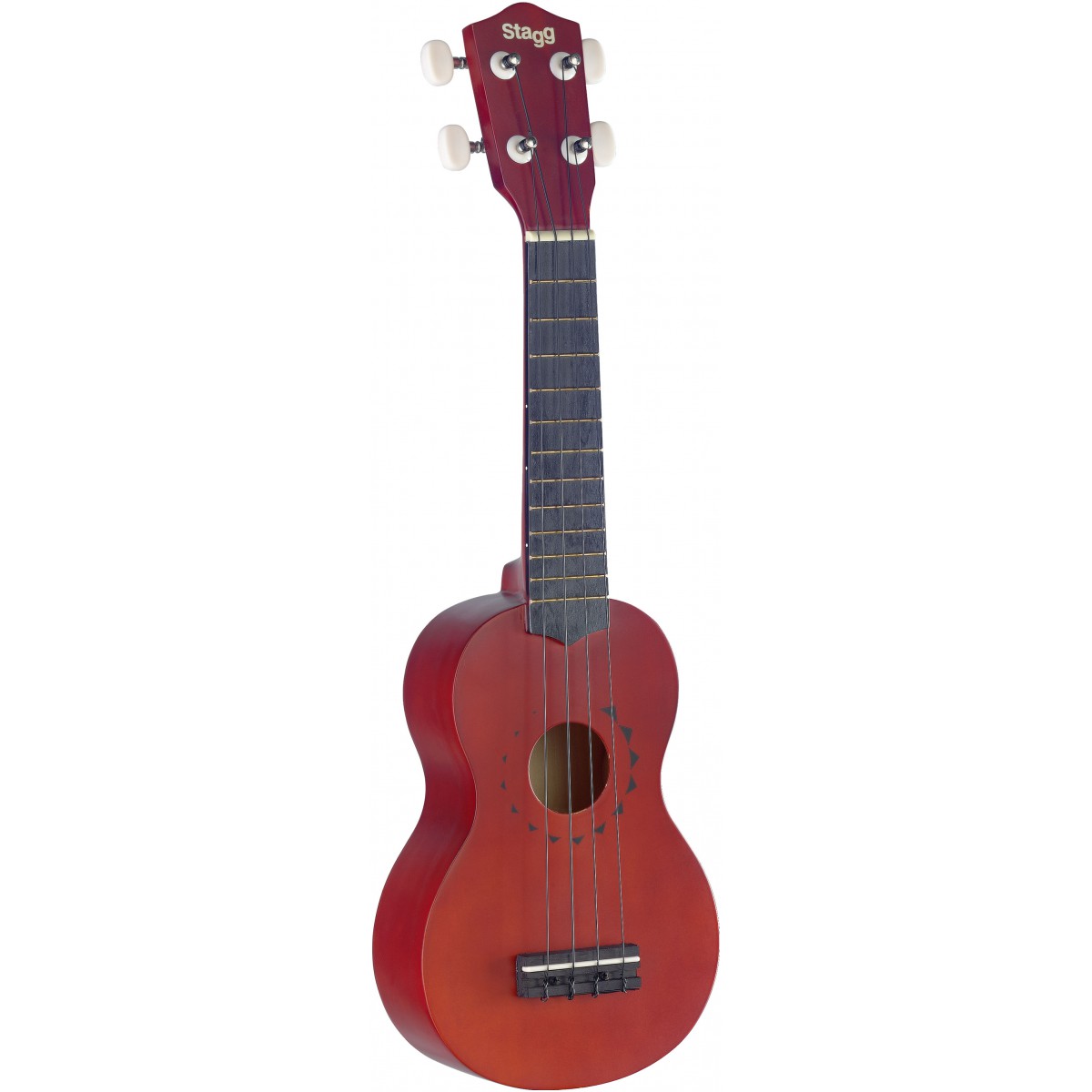 Stagg US10 TATTOO, sopránové ukulele, přírodní s dekorem tetování