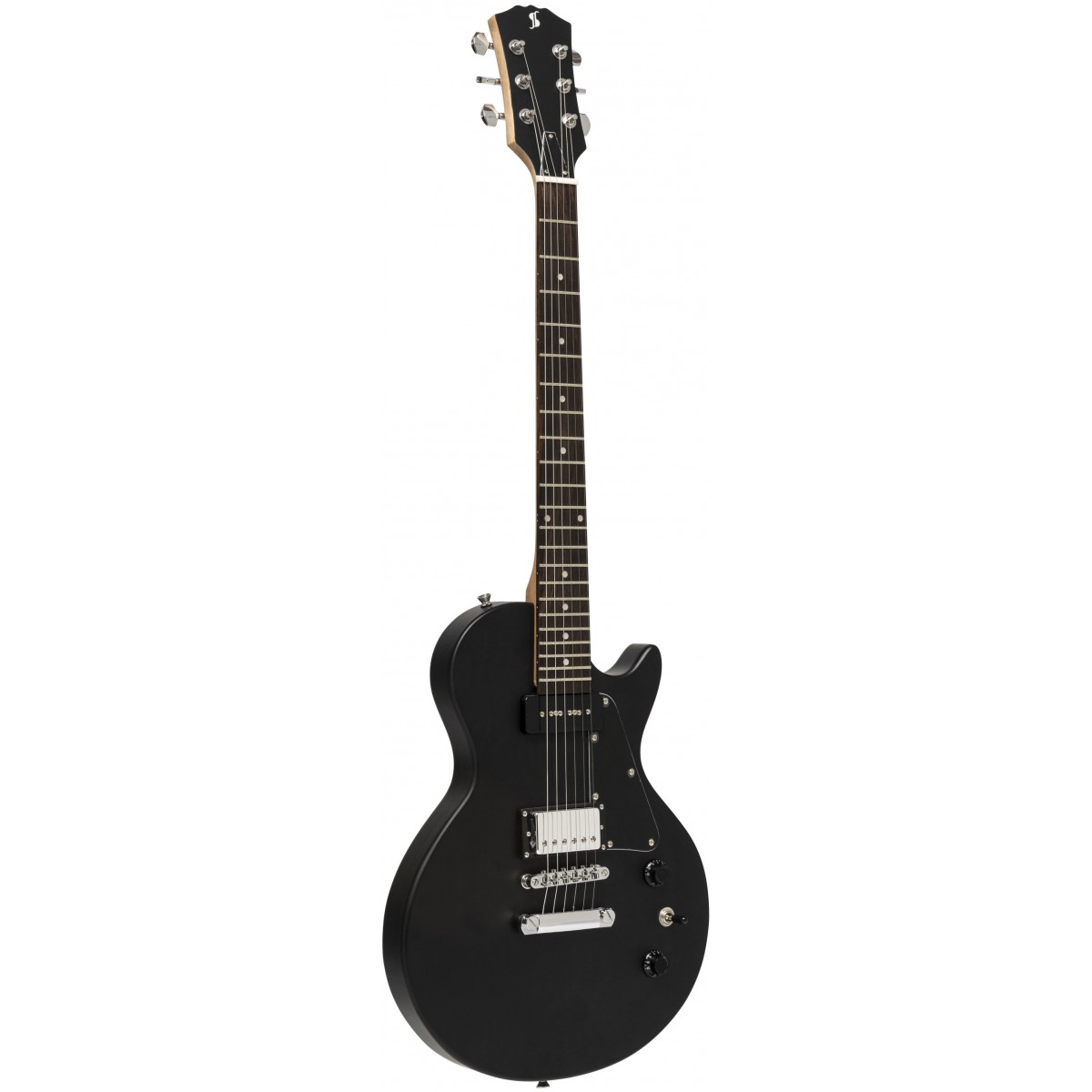 Fotografie Stagg SEL-HB90 BLK, elektrická kytara, černá