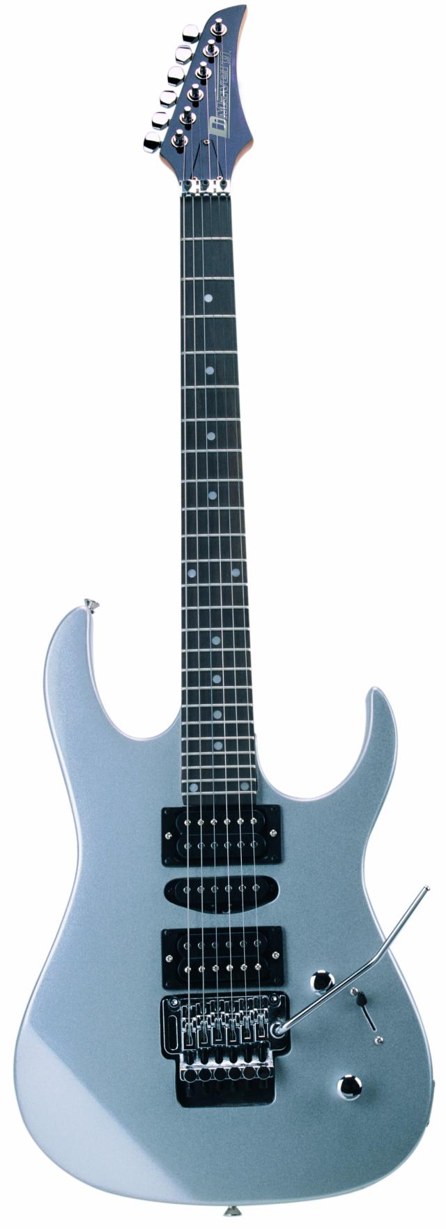 Dimavery elektrická kytara FR-321 , stříbrný