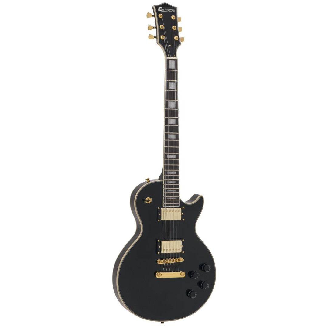 Fotografie Dimavery LP-530 elektrická kytara, černo-zlatá