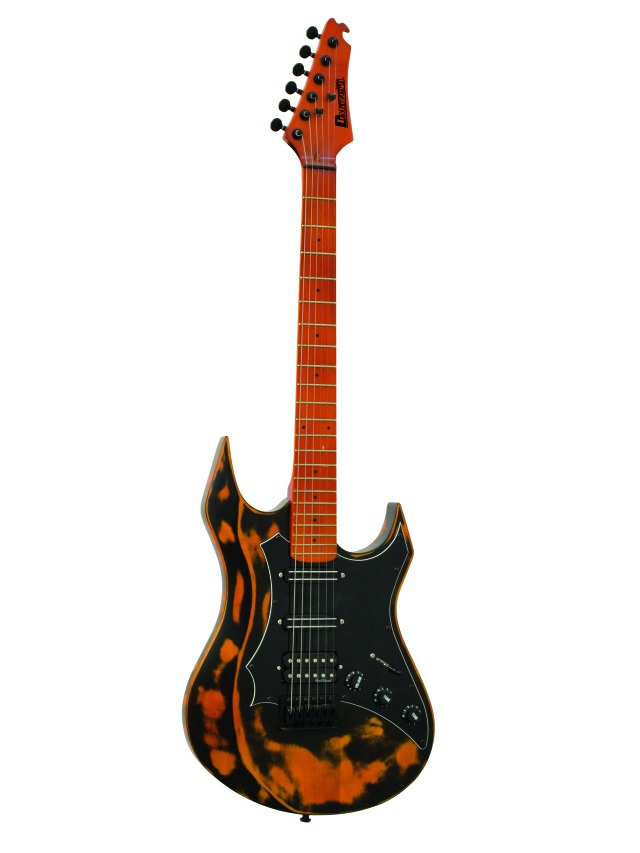 Dimavery elektrická kytara ES-311 , black relic