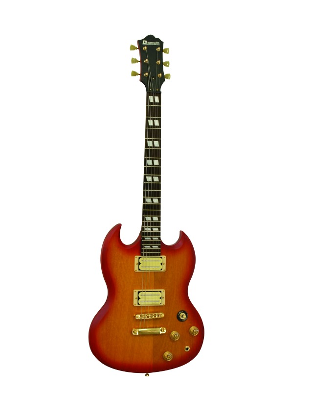 Dimavery DP-520 E-Guitar  SG, Cherryburst