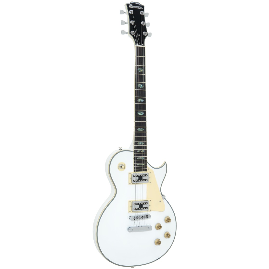 Dimavery elektrická kytara LP-700 elektrická kytara, bílá
