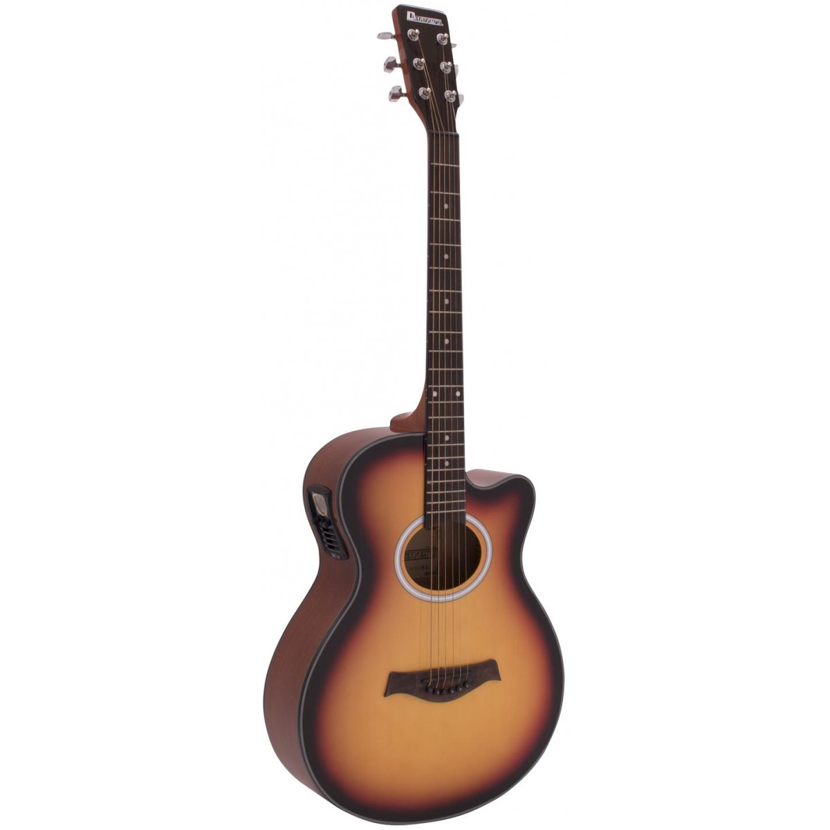 Dimavery AW-400, elektroakustická kytara typu Folk, stínovaná