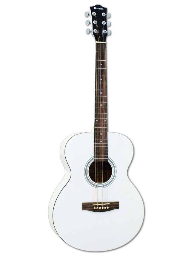 Dimavery AW-300 Western-Gitarre 4/4,bílýs