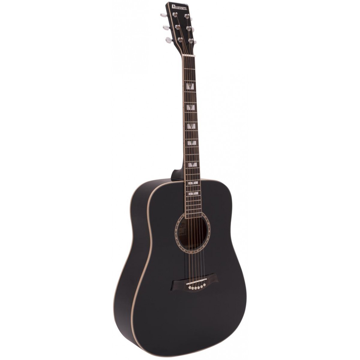 Dimavery STW-40 Western guitar, black