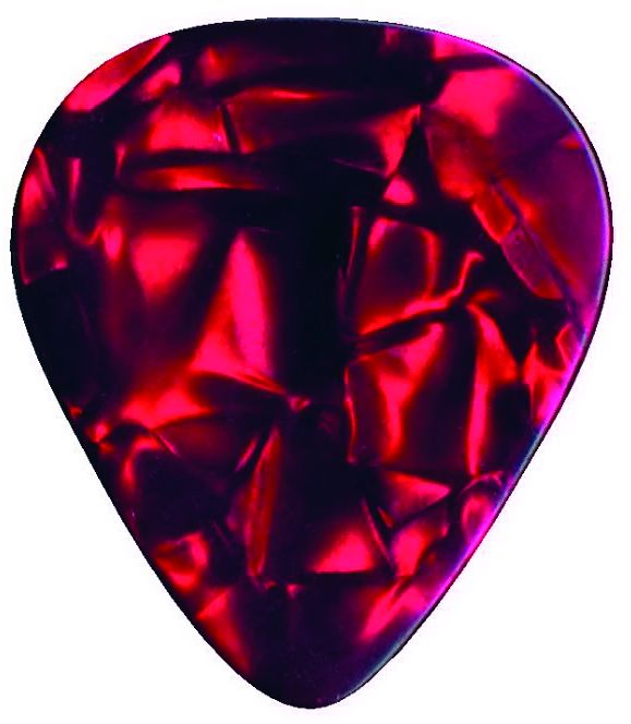 Dimavery trsátko 0,46mm perleťový červený ,12ks v balení