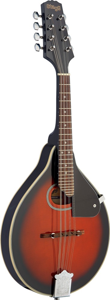 Stagg M30, bluegrassová mandolína, redburst