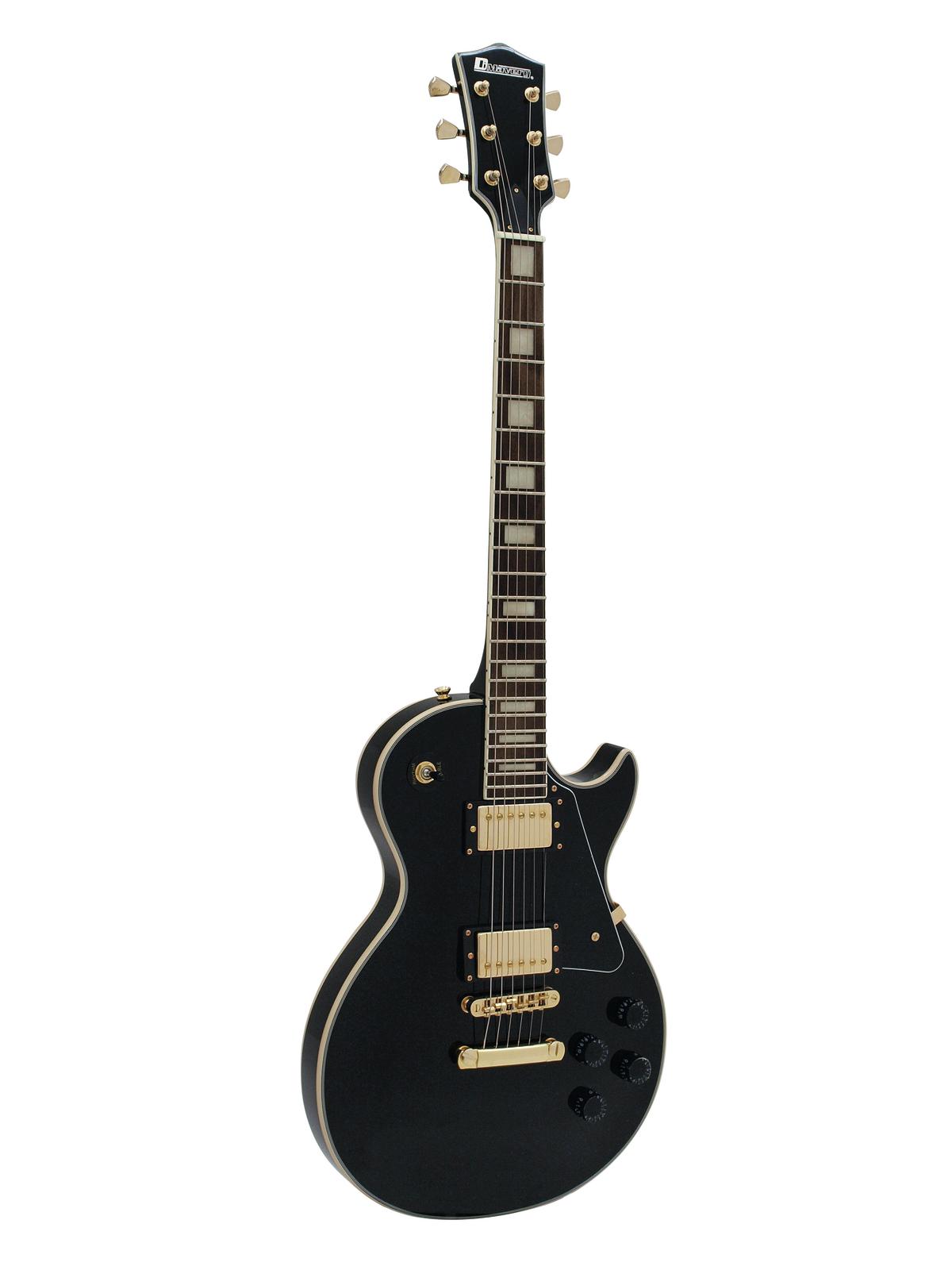 Dimavery LP-520 elektrická kytara, černo-zlatá