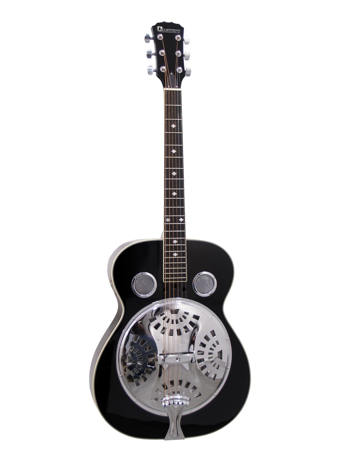 Dimavery RS-300 Rezofonická kytara, černá