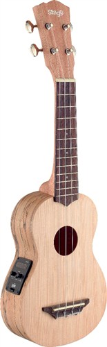 elektro-akustické sopránové ukulele