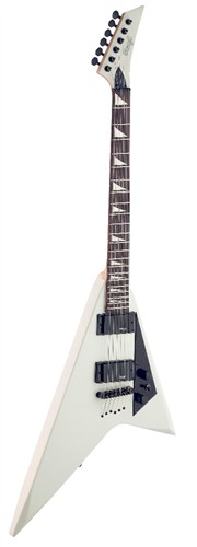 Elektrická kytara V, bílá