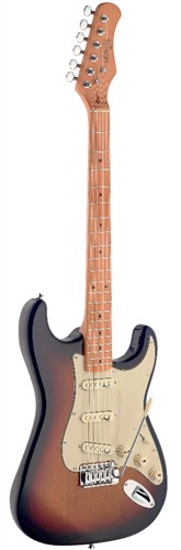 Elektrická kytara typu Strat sunburst