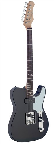 Elektrická kytara telecaster, černý