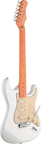 Elektrická kytara typu Strat v retro stylu