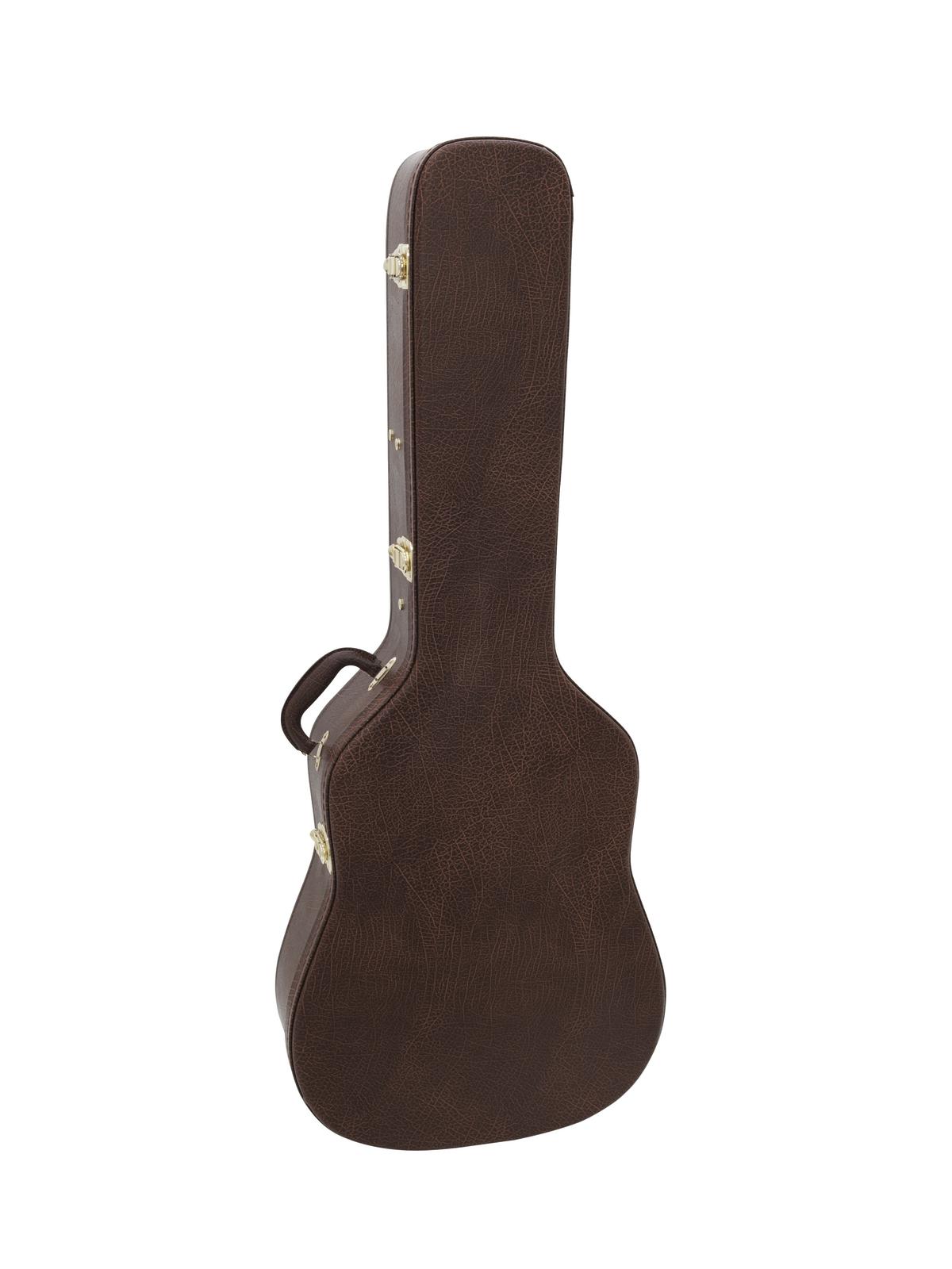 Dimavery tvarovaný kufr pro klasickou kytaru, hnědý