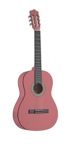Klasická 3/4 kytara, růžová
