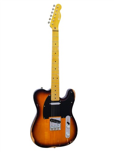 Dimavery TL-201 elektrická kytara typu Telecaster, vintage sunburs