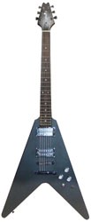 Elektrická kytara Chord V78-MBK typu V fly