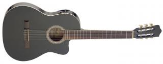 Stagg C546TCE BK, elektroakustická klasická kytara, černá