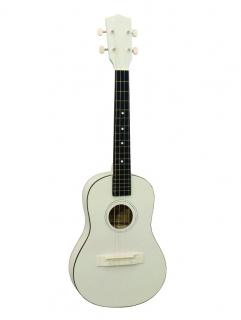 Dimavery UK-300, barytonové ukulele, bílé