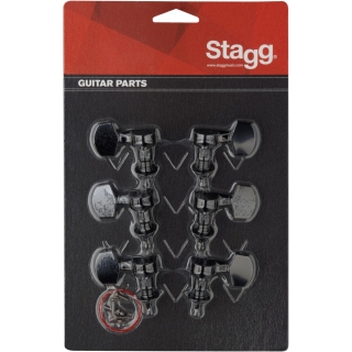 Stagg KG371BK, ladící mechanika pro kytaru, černá