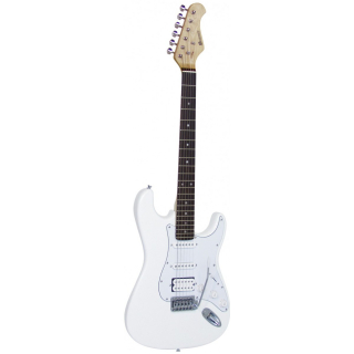 Dimavery elektrická kytara ST-312 , bílý