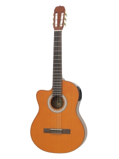Dimavery CN-500L klasická kytara s výkrojem, EQ, L