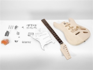 Dimavery DIY ST-20 Guitar kit elektrické kytary stratocaster