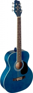 Stagg SA20A BLUE, Akustická kytara typu Auditorium, modrá