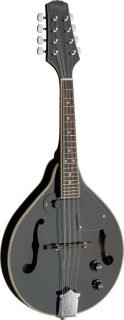 Stagg M50 E BLK, mandolína bluegrassová elektroakustická, černá