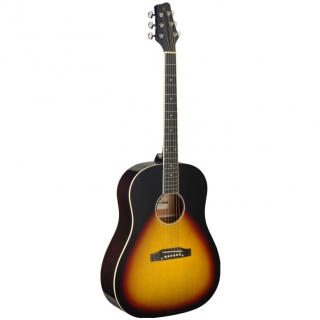 Stagg SA35 DS-VS LH, akustická kytara levoruká sunburst
