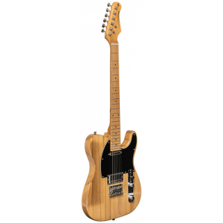 Stagg SET-PLUS NAT, elektrická kytara telecaster, přírodní