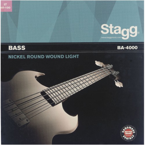 Stagg BA-4000, sada strun pro elektrickou baskytaru, light